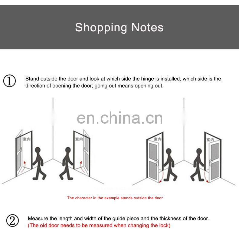 Popular Product Smart Push-Pull Digital rfid hotel card reader door lock support hotel version apartment version
