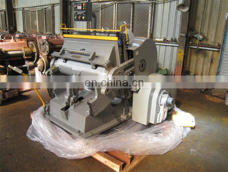 ML1200 industrial large beer jigsaw puzzle die cutting & creasing machine, flute corrugated board punching press cutter