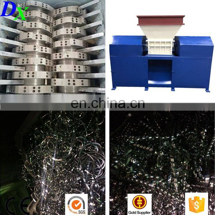 Aluminum can recycling machine for crushing iron rod,bicycle,cans in large capacity and good price