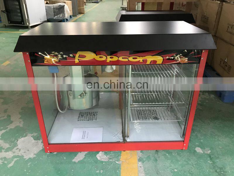 High quality popper popcorn machine electric popcorn making machine with warmer for sale