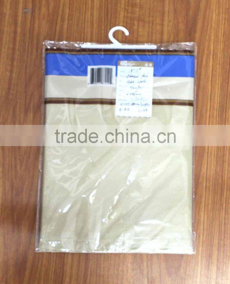 1PC PEVA Solid Embossed Table Cloth Without Flannel Backing