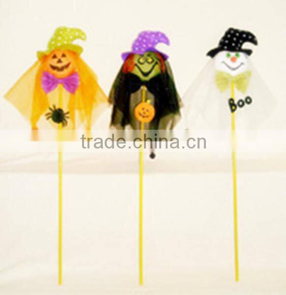 2016 New Style Plastic Halloween Hat with LED Lights/Glitter Hair Decoration