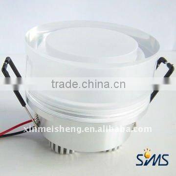 3W led rgb down light round ABS external electrical source