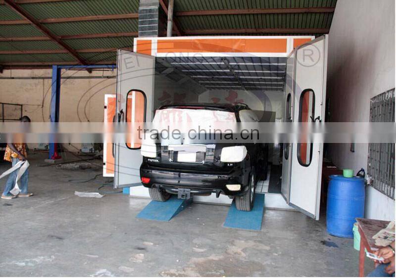Weilongda Spray Booth, WLD8400 CE Certificated Water Based Car Paint Booth, Car Painting House