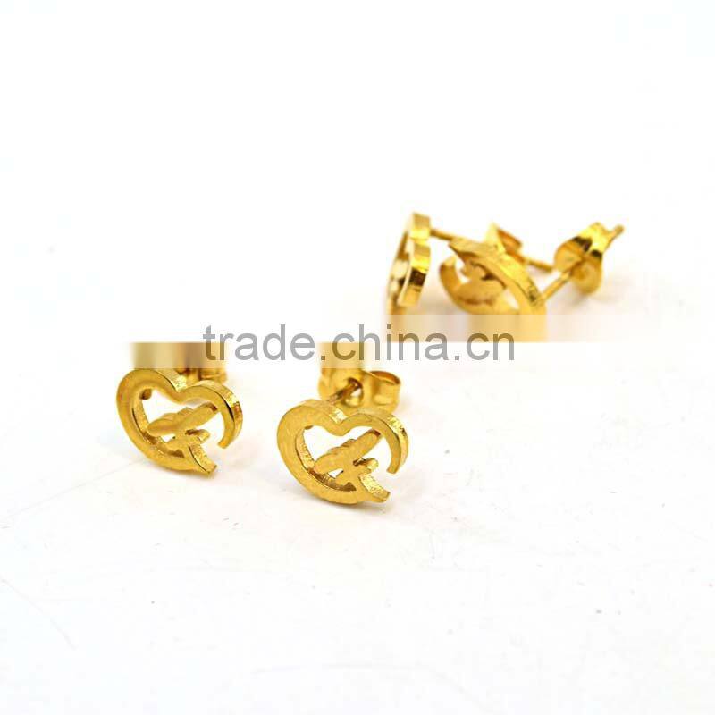 Stud earrings for women stainless steel cute daily wear earrings