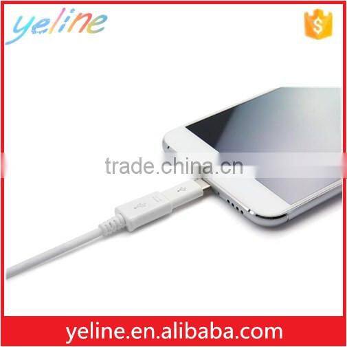 Hot plug micro usb to type c plastic adapter connector
