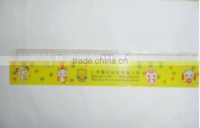 promotional fantastic 15cm clear acrylic straight ruler with round corner