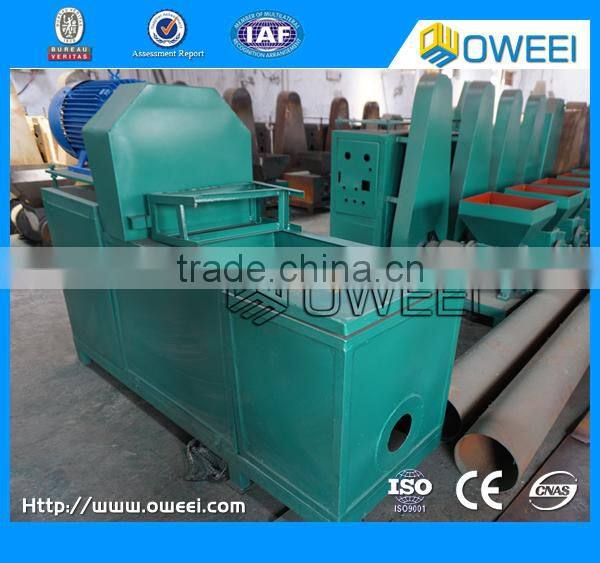 2015 screw type sawdust charcoal briquette making machine