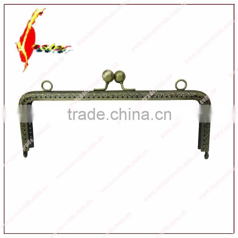 round ball kiss lock purse frame