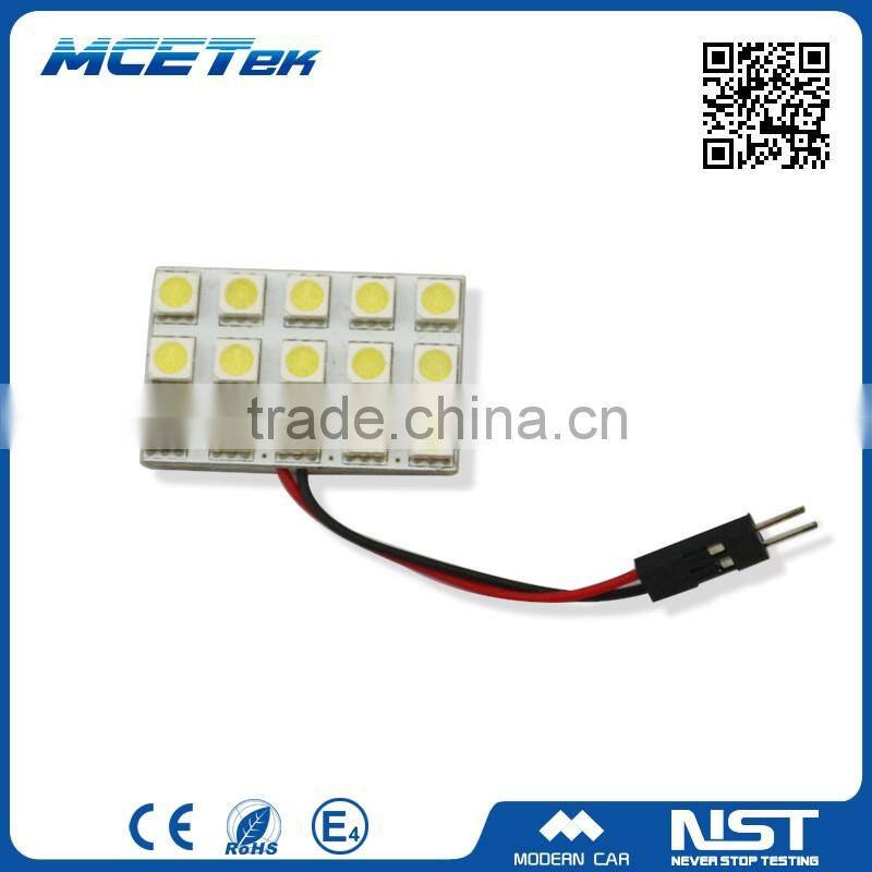 Facory strong supply fast production 5050chip 15smd car led light interior cob