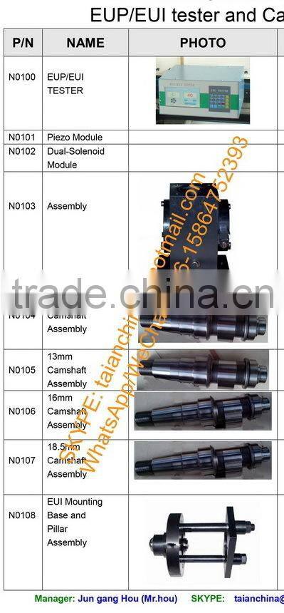 EUP/EUI TESTER/CAM BOX TEST SYSTEM--Unit Pump Bosch PLD-UPS