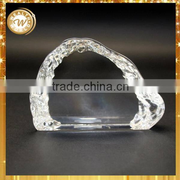 Top level top sell crystal glass block for decoration