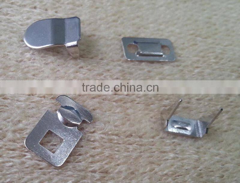 8014B Suit Trousers Metal Hook and Bar in Silver NF --- 8014B