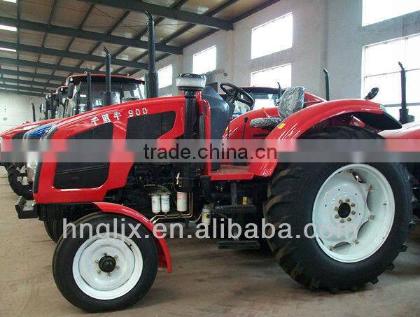 double cylinder QLN-904 farm tractor, 90hp 4*4 YTO Diesel engine