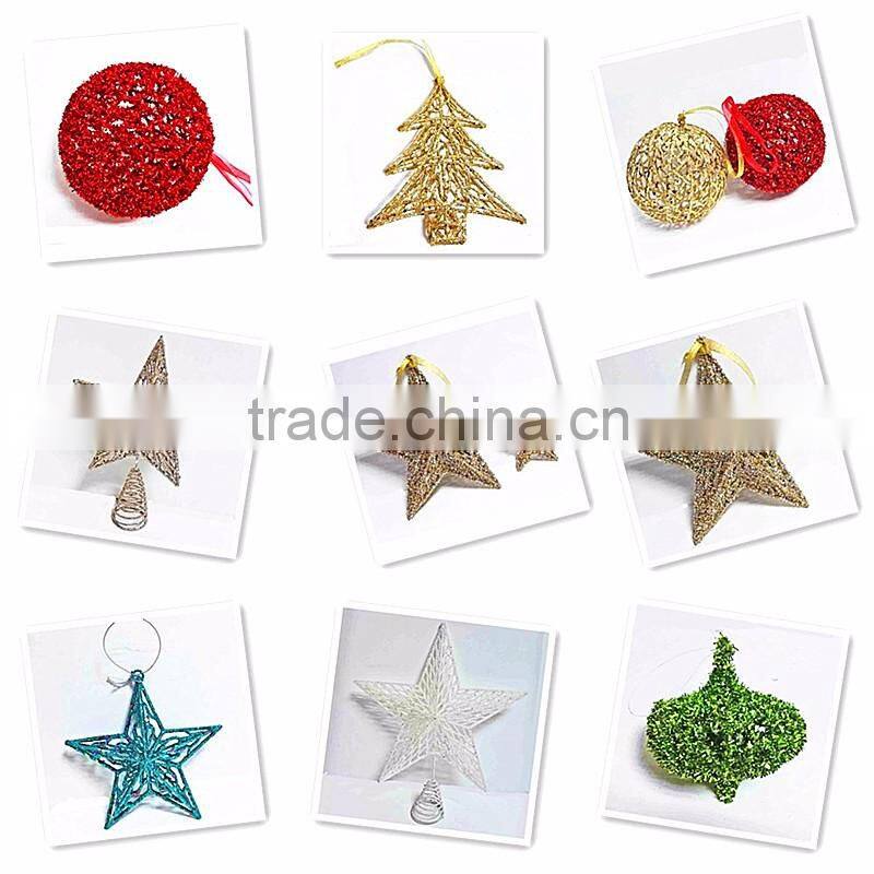 decorative colored wire balls for ceiling decoration