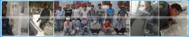 white marble flower carving relief