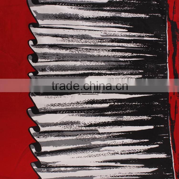 red color woven textile 100 cotton 3x3 canvas fabric printing for garment