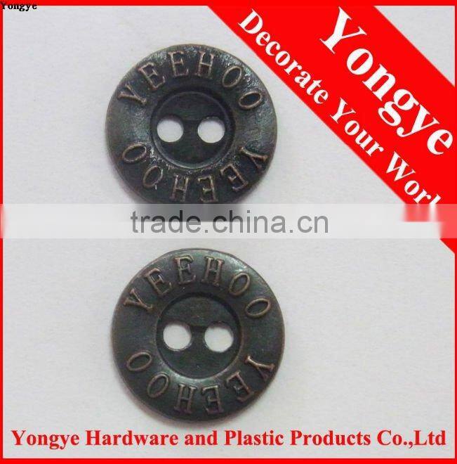 Zinc alloy shirt button