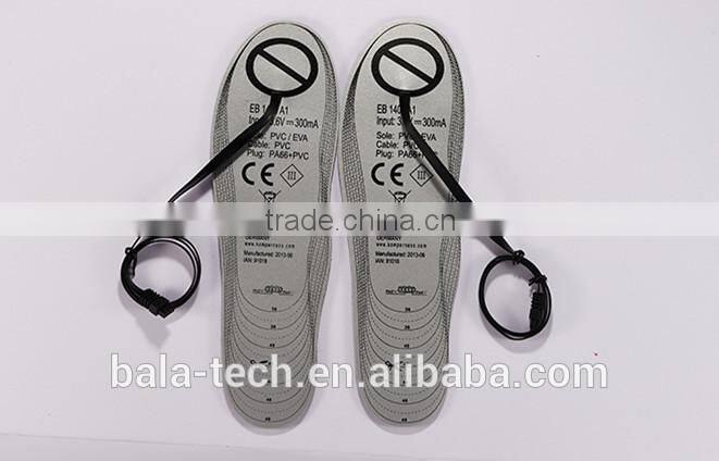 li-on battery heated insole