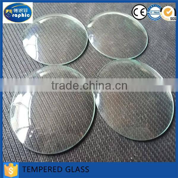 High transmittance customized curved wrist watch glass