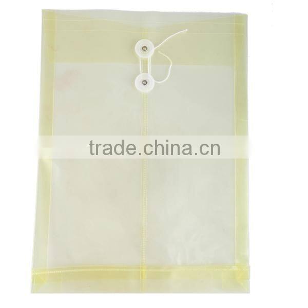 Factory direct price custom new design two color drawing clear plastic document holder a4 fc file bag