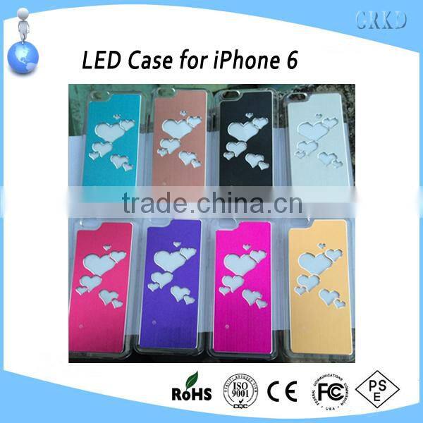 2014 New popular LED phone case for iphone 6