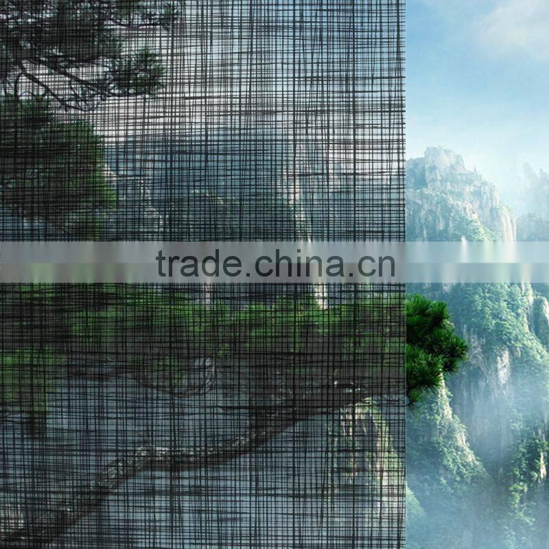 Removable Black Decorative Cling Static Window Film