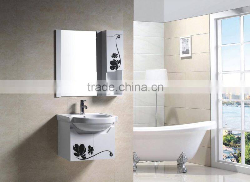 2015 High quality Wall Mounted PVC Bathroom vanity 9029