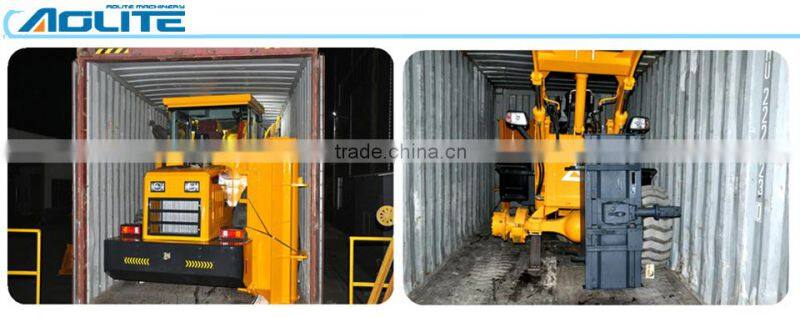 1500kg rated load LED light loaders for sale with snow plow