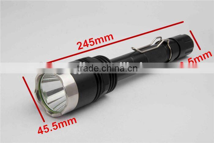 Timely service cheap flashlight torch t6 flashlight