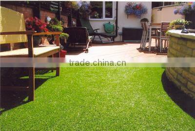 S shape four color Landscaping artificial turf grass