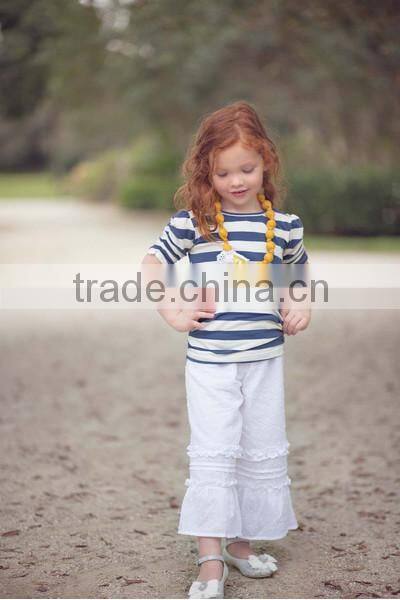 Fashion Organic cotton kids skirt and top cotton tank for girls