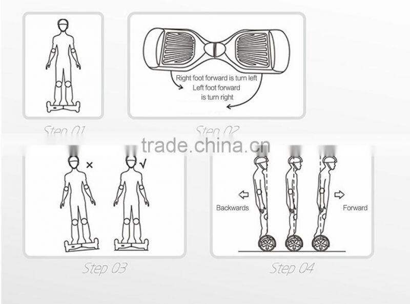 2 Wheel Auto Balancing Electric hands free balance scooter 2 wheel rock board scooter self balancing board hoover board