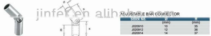 SS/handlauf/Stainless steel Adjustable Bar Connector/gelander preise