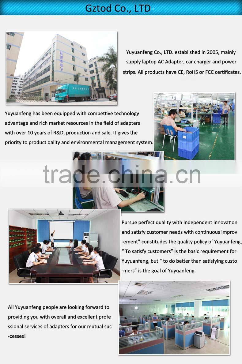 Laptop Charger For Dell latitude e6510 19.5V 4.62A with CE, FCC, Rhos Approval