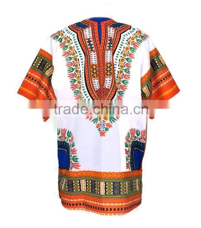 Traditional African Print Dashiki Shirt African Top Clothing Kaftan Wholesale China