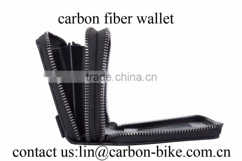 MeyerGlobal Hot sellng fashion carbon fiber products high capacity purse wallet direct factory MG-CH-009