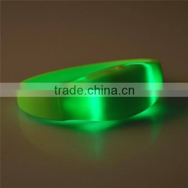 sound control event led bracelet custom logo concert event led bracelet