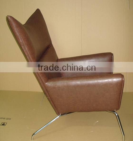 modern lounge chair, Hans J Wegner Wing chair replica