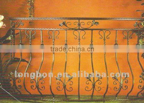 2015 Top-selling indoor galvanized steel balcony fence