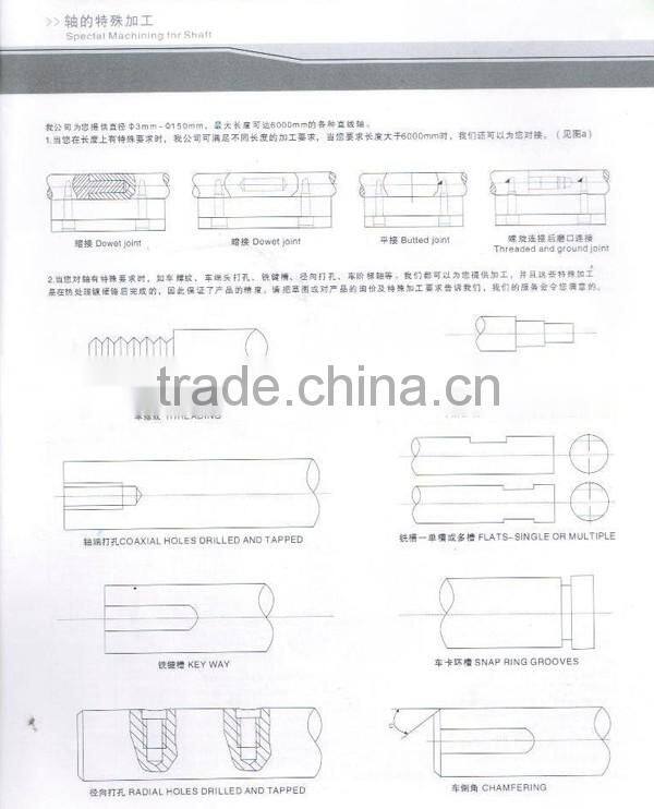 precision stainless linear shaft 3mm