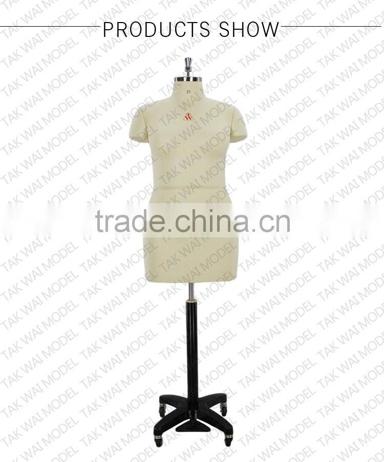 Alibaba china England standard fiberglass plus size tailors dummy adjustable
