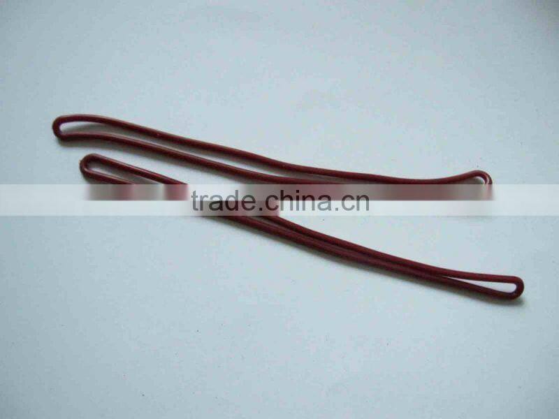 personalized maroon plastic loops (M-LP036)
