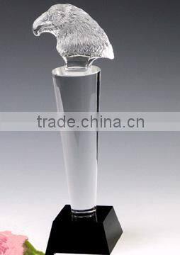 hot sale simple cheap crystal trophy award