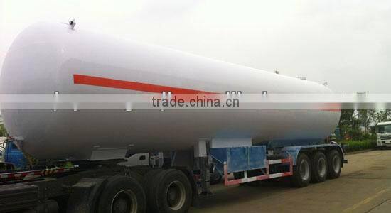 ASME 40 cbm to 60 cbm butadiene lpg tank semi trailer,17 tons to 30 tons isobutane lpg trailer, ammonia lpg tank trailers