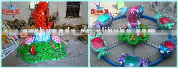 Hot Sale Amusement Rides,Rotating Fish Ride Carps Jumping Over The Dragon door For Kids