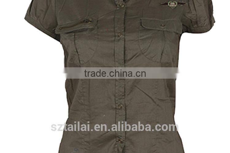 China suppliers Fitness Beautiful new design fashion ladies blouse 2016