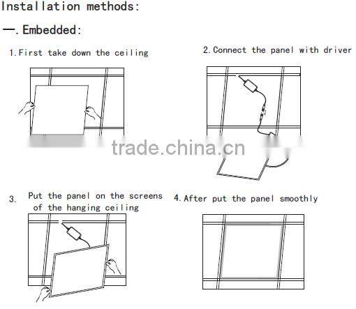SCR ceiling led panel light warm white panels light with CE FCC ROHS UL certificate