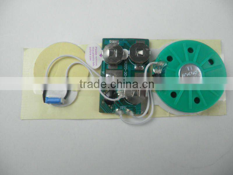 Recordable sound Module for Wedding Invitation/greeting card