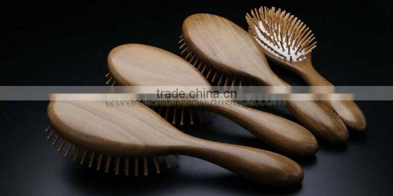Cushion Natural Wood Air Vent Hair Brush